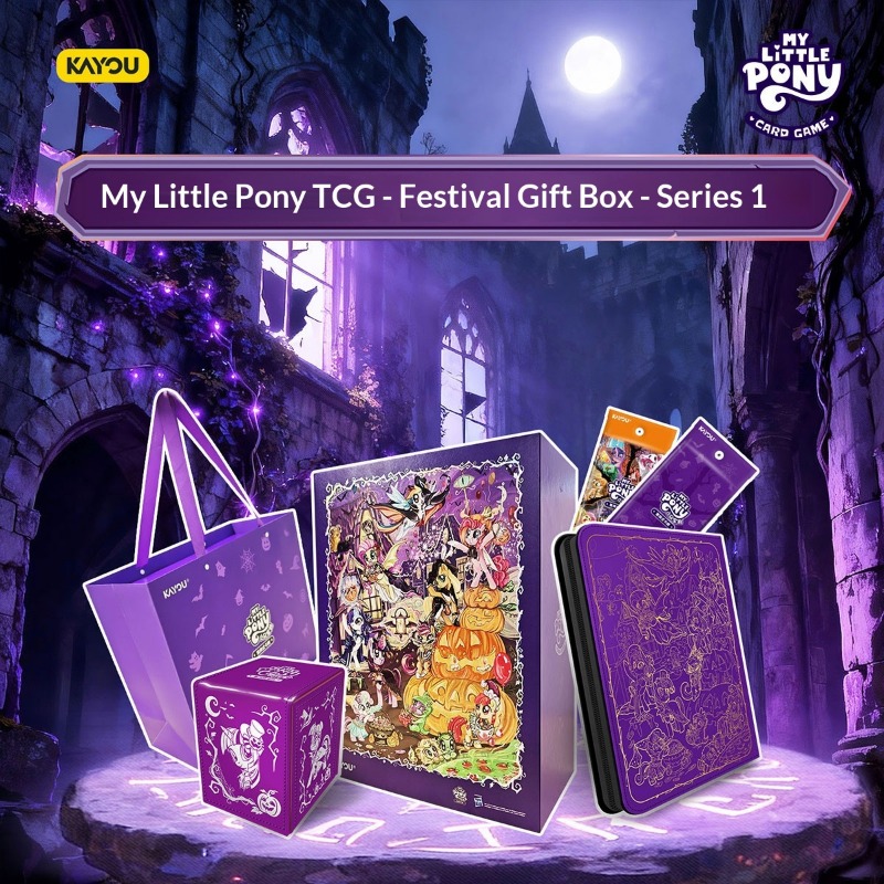Trading Card Binder - 正規品 ケイユー マイリトルポニー TCG ホリデーギフトボックス プレミアムトレーディングカード＆カードバインダーコレクション