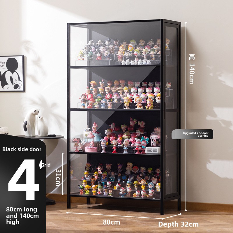 Pop Display Shelf - ブラインドボックス収納ディスプレイスタンド 大容量 透明アクリル収納ボックス POP MART フィギュアドールコレクションキャビネット