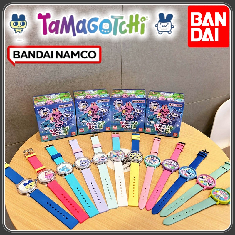 Bandai Model Tamagotchi - オリジナルバンダイたまごっちパラダイステーマブラインドボックスマメッチ猫柄腕時計アニメグッズクリエイティブコレクティブルギフト