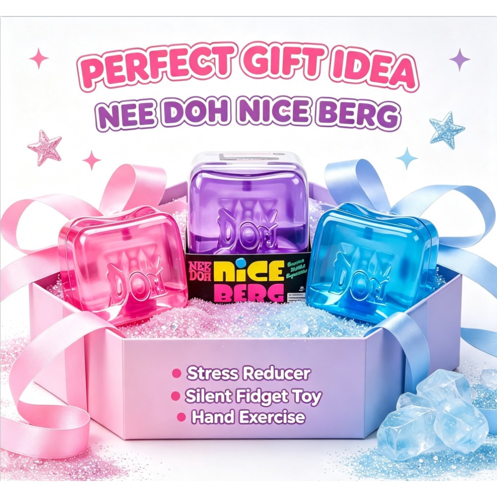 Fidget Cube Original - シーリング ニードゥ クラゲ＆キューブ スクイッシュトイ、ソフトジェリー スクイーズ ストレス解消