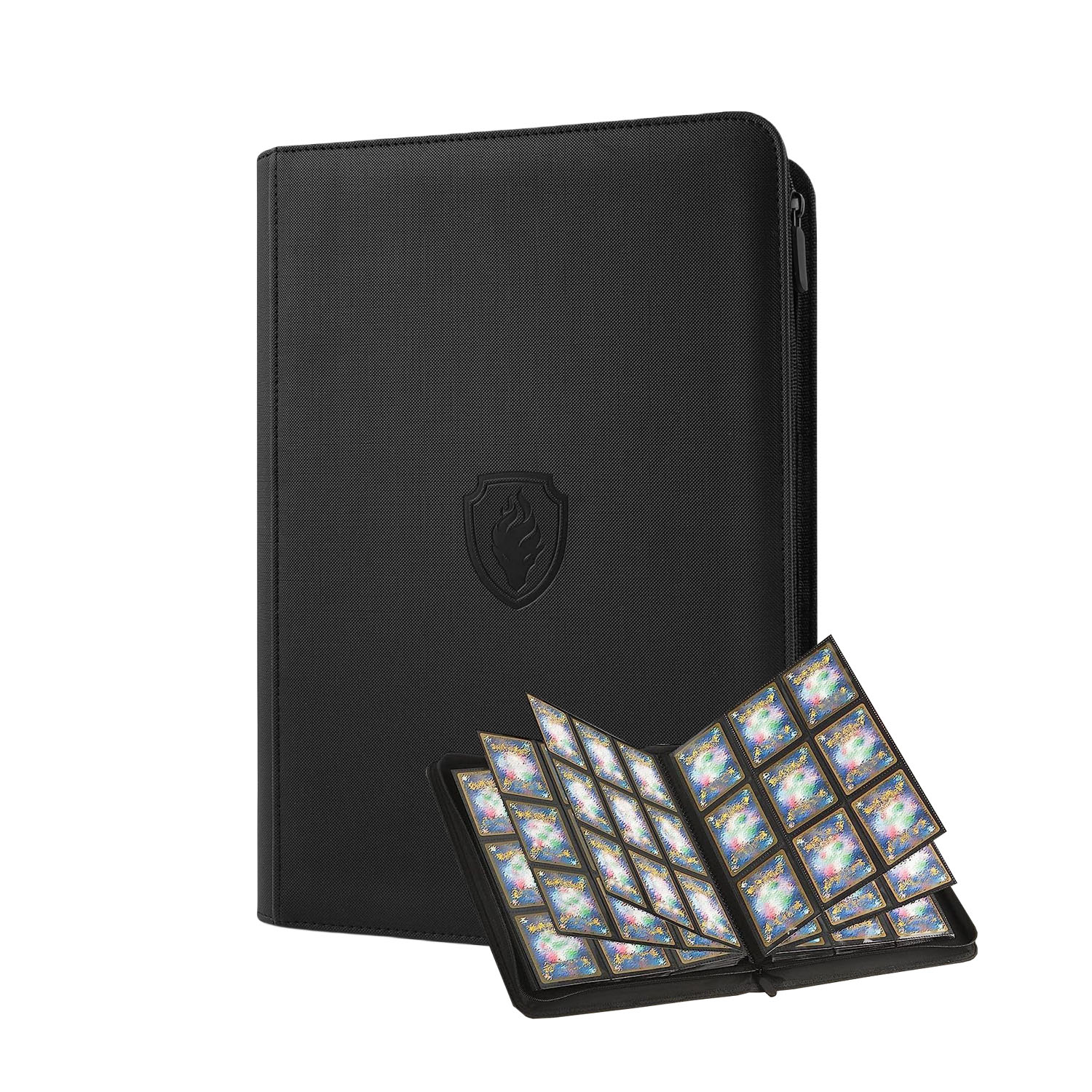 PUカバー付き取引カードバインダー、カードコレクションアルバ - Trading Card Binder のレビューと価格