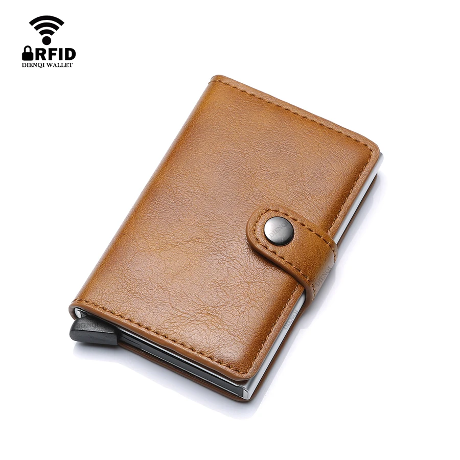 Rfid メタル訪問クレジットカードホルダー男性財布高級ビジ - Card Top Loader のレビューと価格