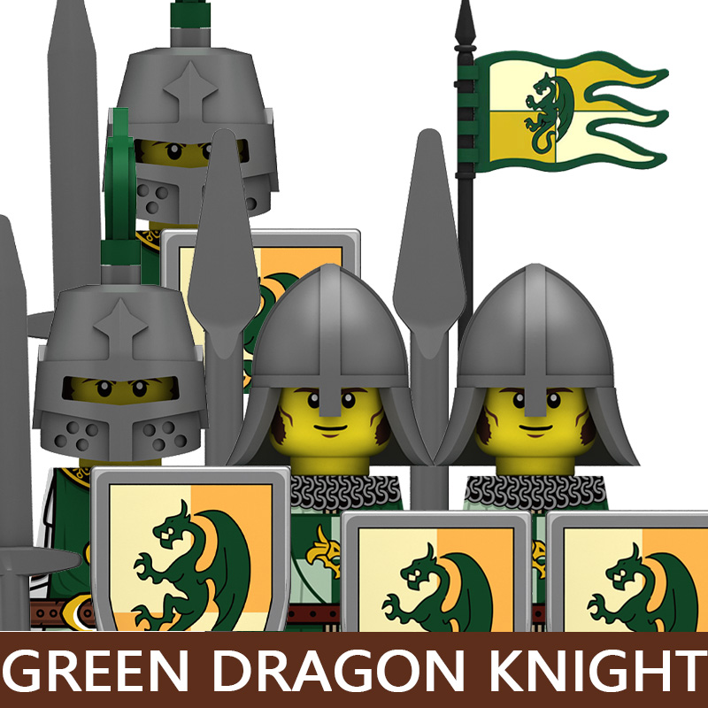 中世の城の兵士 ビルディングブロック 軍事騎士旗 雄牛 クラ - Lego Minifigure Holder のレビューと価格
