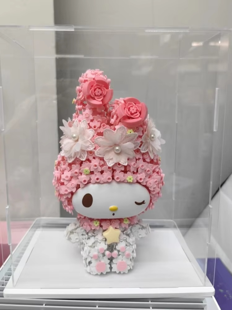花柄ガーデンテーマのビルディングブロックブラインドボックスキ - Mystery Box Blind Bag のレビューと価格