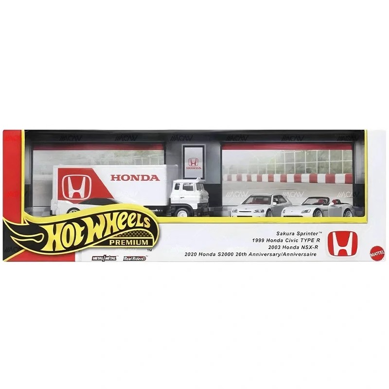 新しい 1/64 ホットホイールプレミアムホンダガレージシリ - Mattel Toy Hot Wheels のレビューと価格